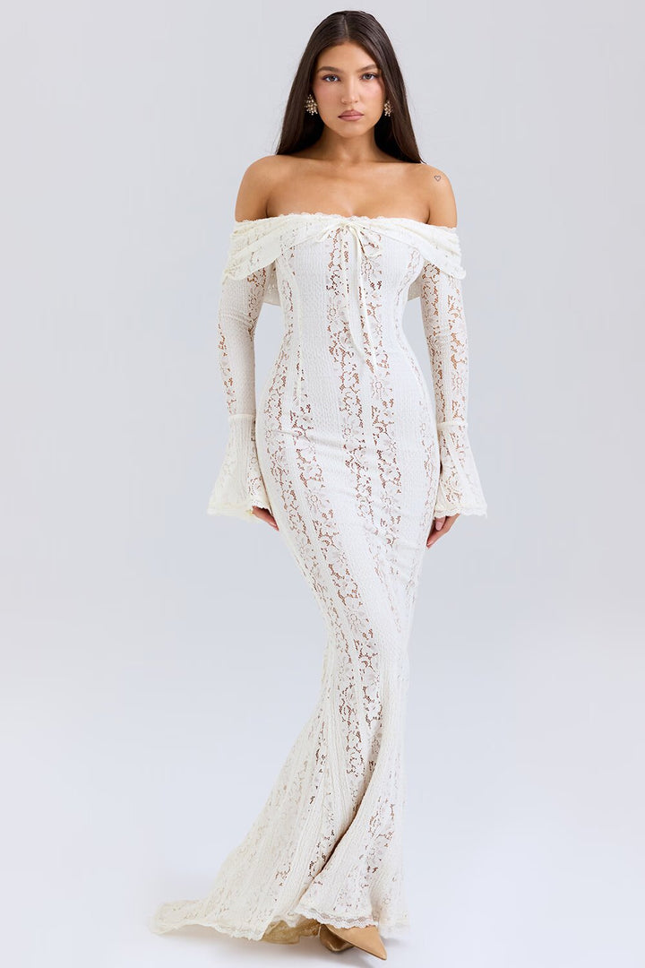 Belle Spitze Off-Shoulder™ | Abito Maxi