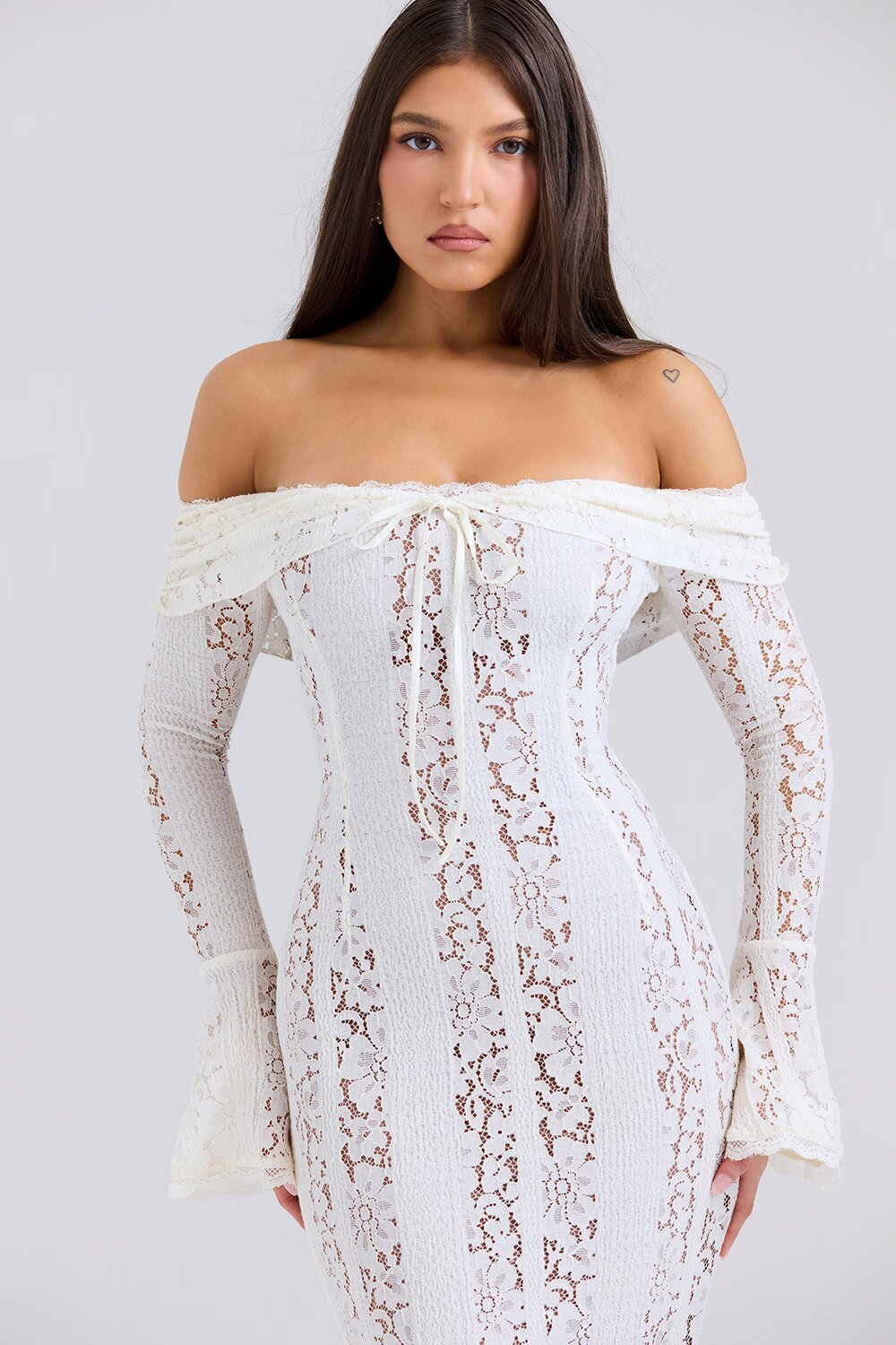 Belle Spitze Off - Shoulder™ | Abito Maxi - Puro Roma